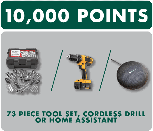tools tool set, drill, or home assistant prizes