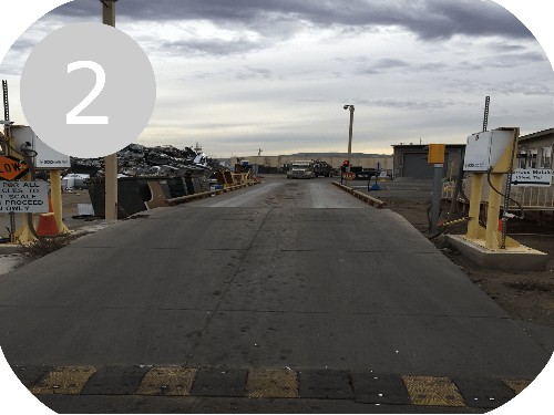 ferrous metal recycling step two