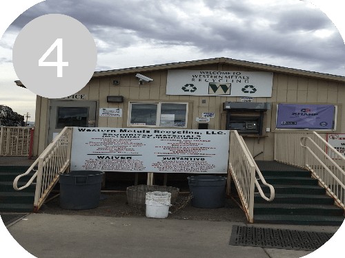 scrap metal recycling step four