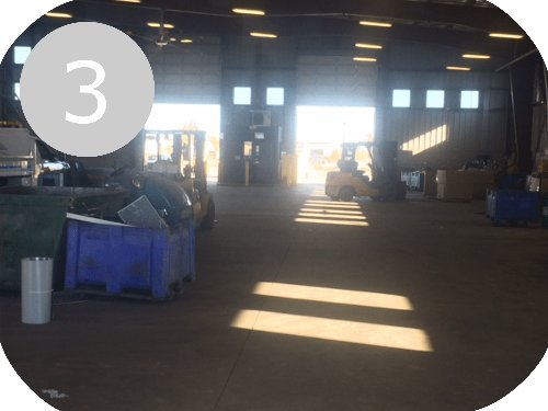 metal recycling step three